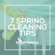 Spring Cleaning Tips